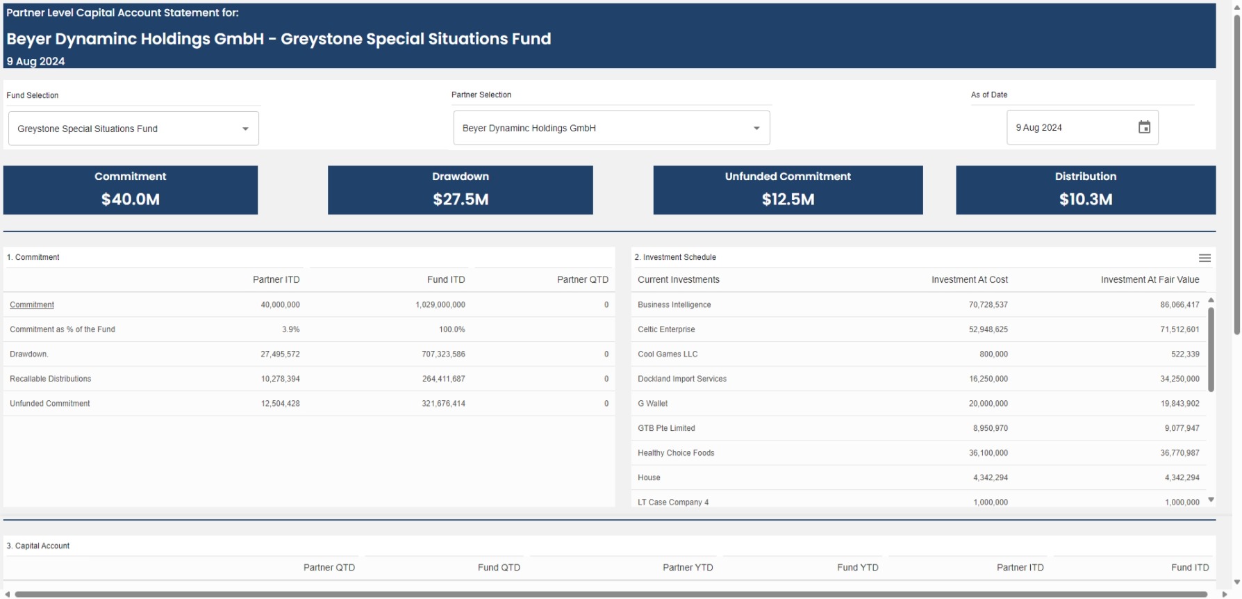 Portfolio analytics